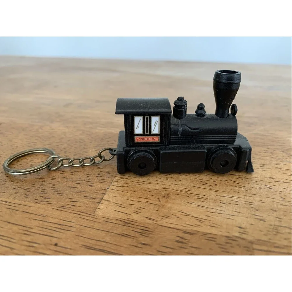 Vintage Advertising keychain steam train neopul yoshitsune taiwan locomotive‎